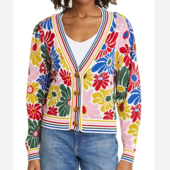 Farm Rio Sunny Daisies Cardigan - Picture 2 of 6